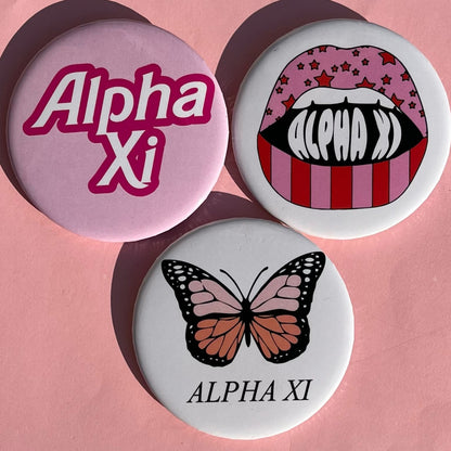 Assorted Sorority Buttons ($4 Each)