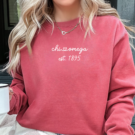 Chi Omega Sorority Sweatshirt